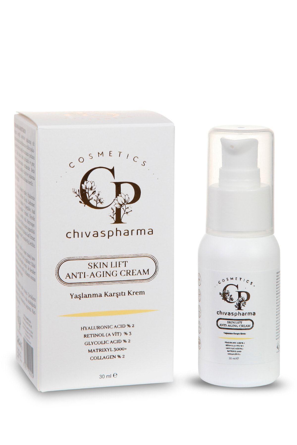 Chivaspharma Yaşlanma Karşıtı Kırışıklık Önleyici Anti Aging Krem 30 ml
