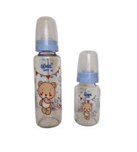 Wee Baby Klasik Cam Biberon Seti 250 ml + 125 ml - Mavi