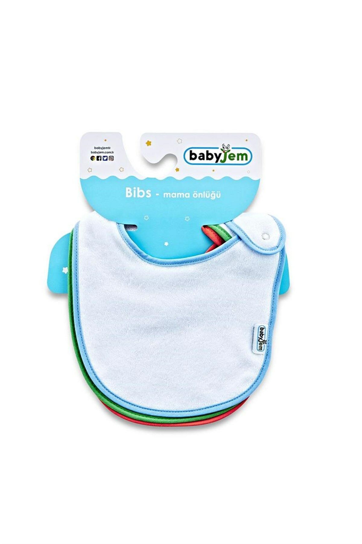 Babyjem 3'lü Havlu Önlük Erkek