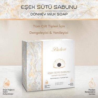 Balen's Beeauty Eşek Sütü Sabunu Dengeleyici ve Yenileyici 125 gr