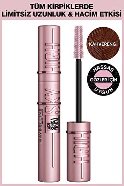 Maybelline New York Lash Sensational Sky High Maskara - Kahverengi
