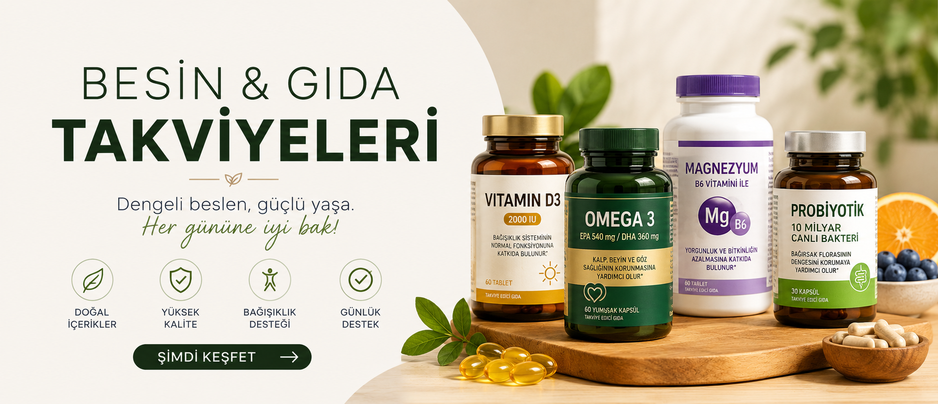 besin ve gıda takviyeleri