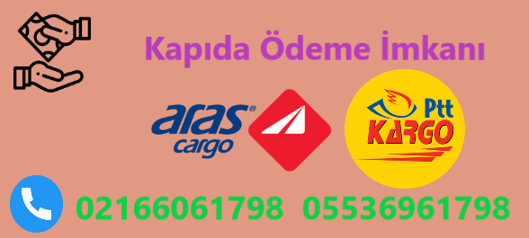 Aras kargo ve ptt kargo ile kapıda ödeme imkanı